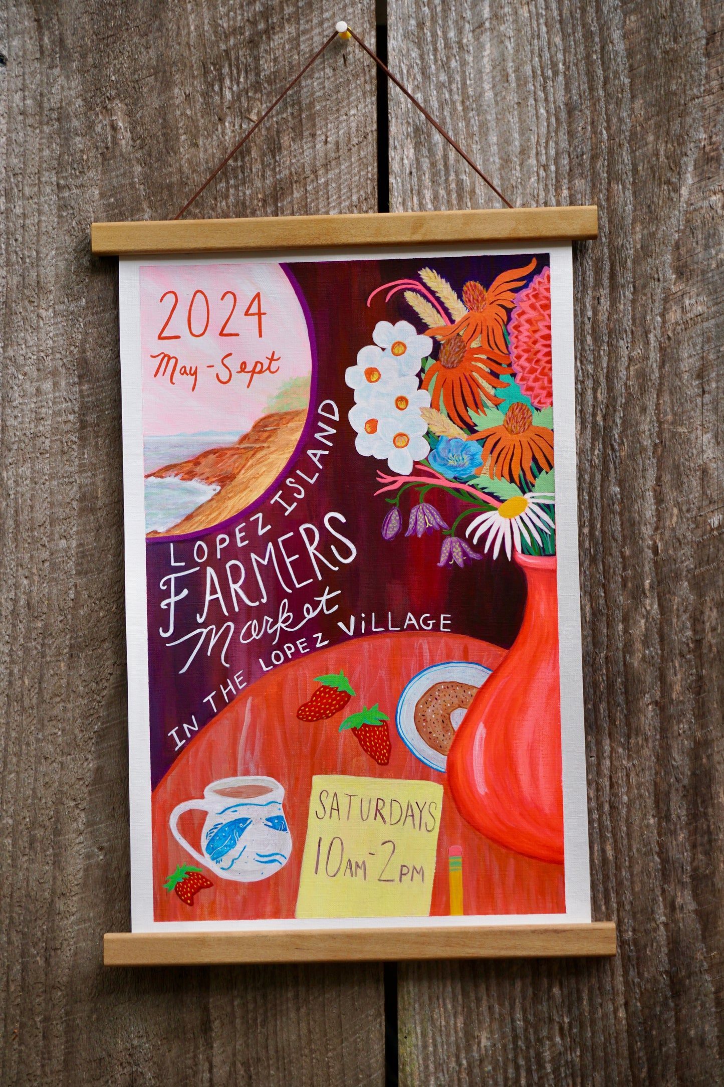 2024 Farmer's Market Posters: Postcard, Limited