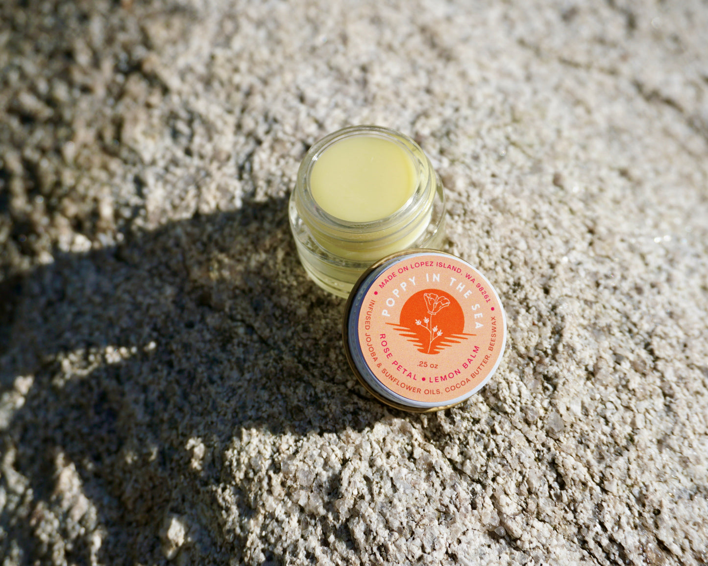 Rose Petal & Lemon Balm Infused Lip Balm