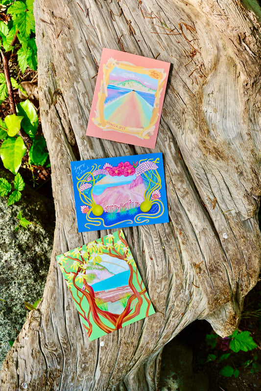 Lopez Illustration Series: All 3 Postcards