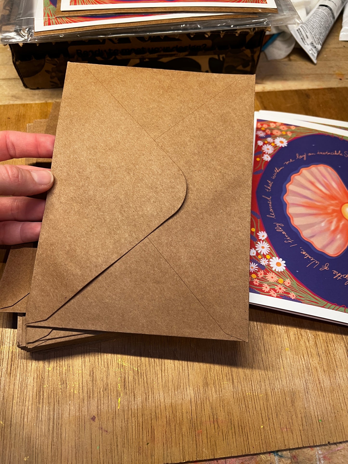 Deck the Shells: Seasonal Folded Card